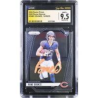 Rome Odunze Chicago Bears Autographed 2024 Panini Prizm Orange Ink #385 CGC Authenticated 9.5/10 Rookie Card