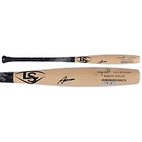 Austin Wells New York Yankees Autographed Game-Used Tan/Black Louisville Slugger Bat from the 2025 MLB Season - HH98516606