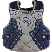 Austin Wells New York Yankees Autographed Game-Used Gray EvoShield Chest Protector vs. Pittsburgh Pirates on April 5, 2025