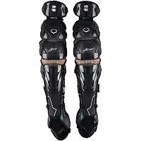 Austin Wells New York Yankees Autographed Game-Used Black EvoShield Shin Guards vs. New York Mets on May 18, 2025