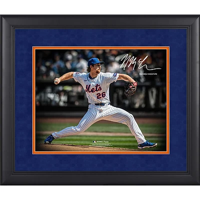 Nolan McLean New York Mets Facsimile Signature Framed 11" x 14" Spotlight Photograph