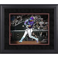 Ketel Marte Arizona Diamondbacks Facsimile Signature Framed 11" x 14" Spotlight Photograph