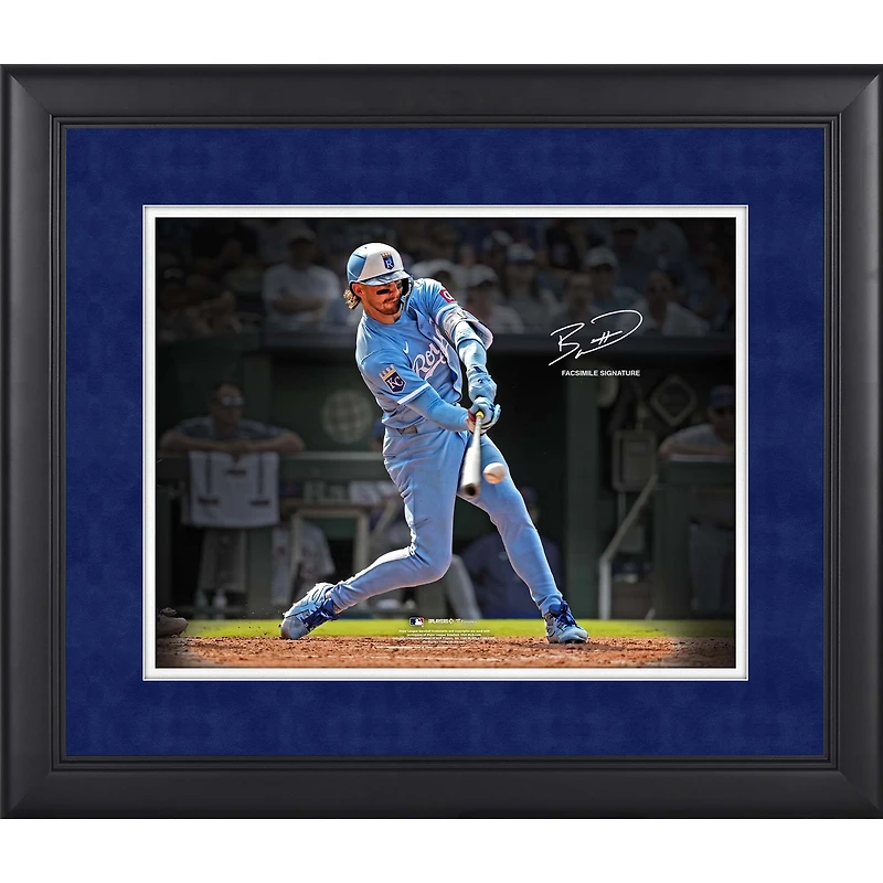 Bobby Witt Jr. Kansas City Royals Facsimile Signature Framed 11" x 14" Spotlight Photograph