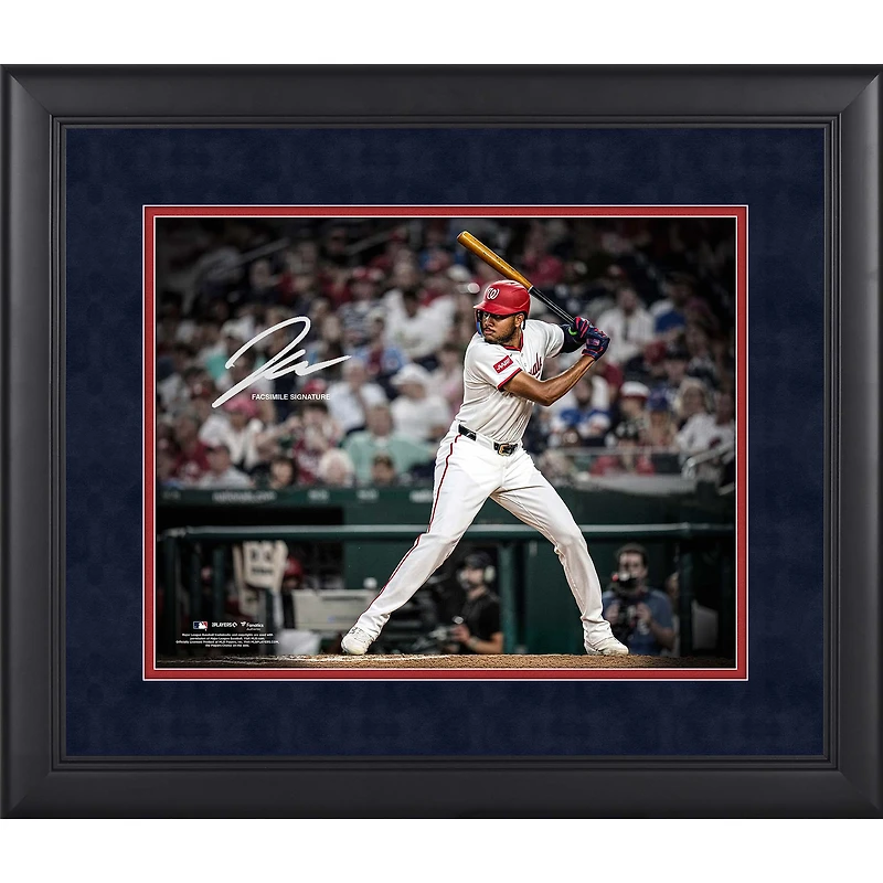 James Wood Washington Nationals Facsimile Signature Framed 11" x 14" Spotlight Photograph
