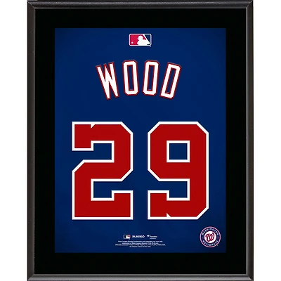 James Wood Washington Nationals 10.5" x 13" Jersey Number Sublimated Player Plaque