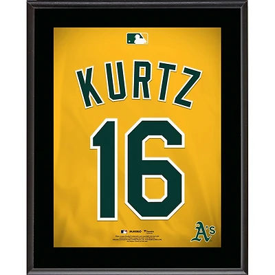Nick Kurtz Athletics 10.5" x 13" Jersey Number Sublimated Player Plaque