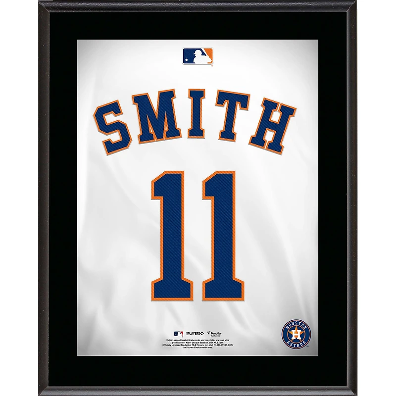 Cam Smith Houston Astros 10.5" x 13" Jersey Number Sublimated Player Plaque