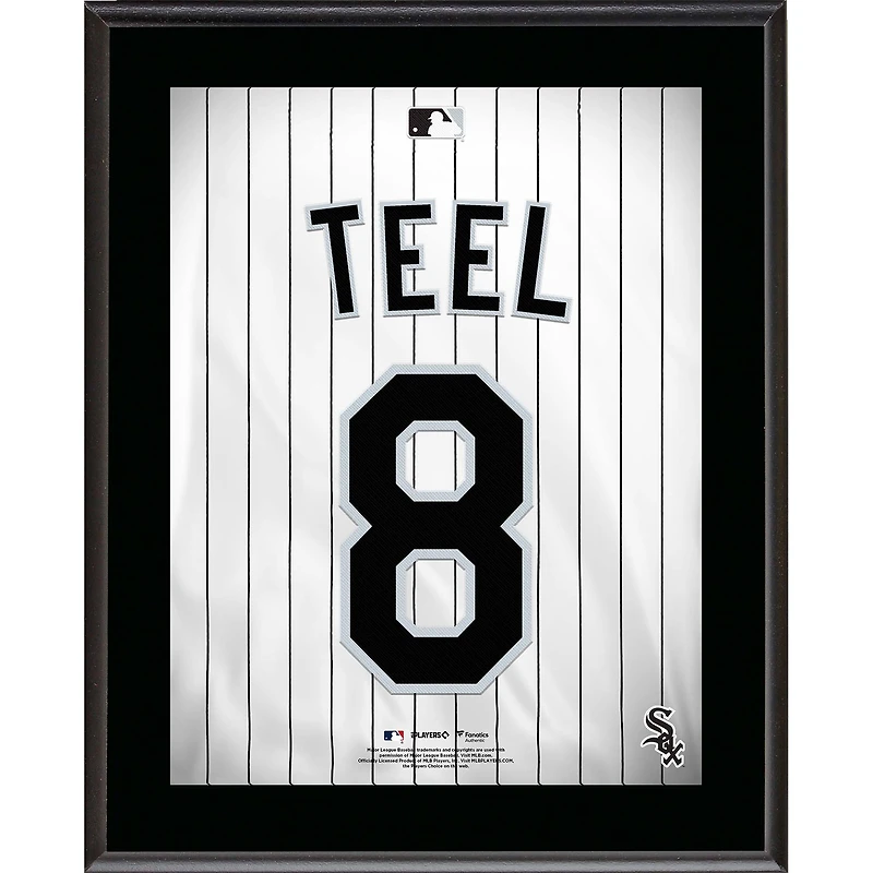 Kyle Teel Chicago White Sox 10.5" x 13" Jersey Number Sublimated Player Plaque