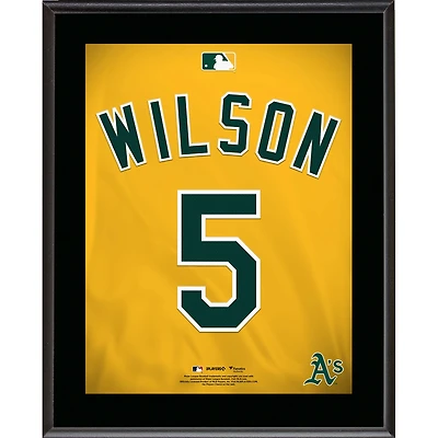 Jacob Wilson Athletics 10.5" x 13" Jersey Number Sublimated Player Plaque
