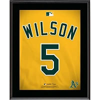 Jacob Wilson Athletics 10.5" x 13" Jersey Number Sublimated Player Plaque