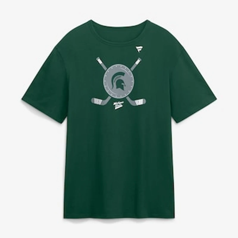 Men's Green Michigan State Spartans Hockey Hype T-Shirt