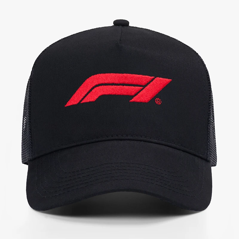 Unisex NAHMIAS x F1 Black Trucker Adjustable Hat