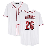Chase Burns Cincinnati Reds Autographed White Nike Replica Jersey with "MLB Debut 6/24/25" Inscription