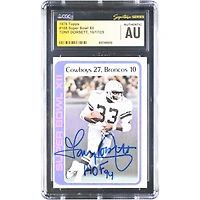 Tony Dorsett Dallas Cowboys Autographed 1978 Topps #168 CGC Authenticated Rookie Card with "HOF 94" Inscription