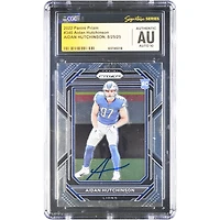 Aidan Hutchinson Detroit Lions Autographed 2022 Panini Prizm #340 CGC Authenticated Auto 10 Rookie Card