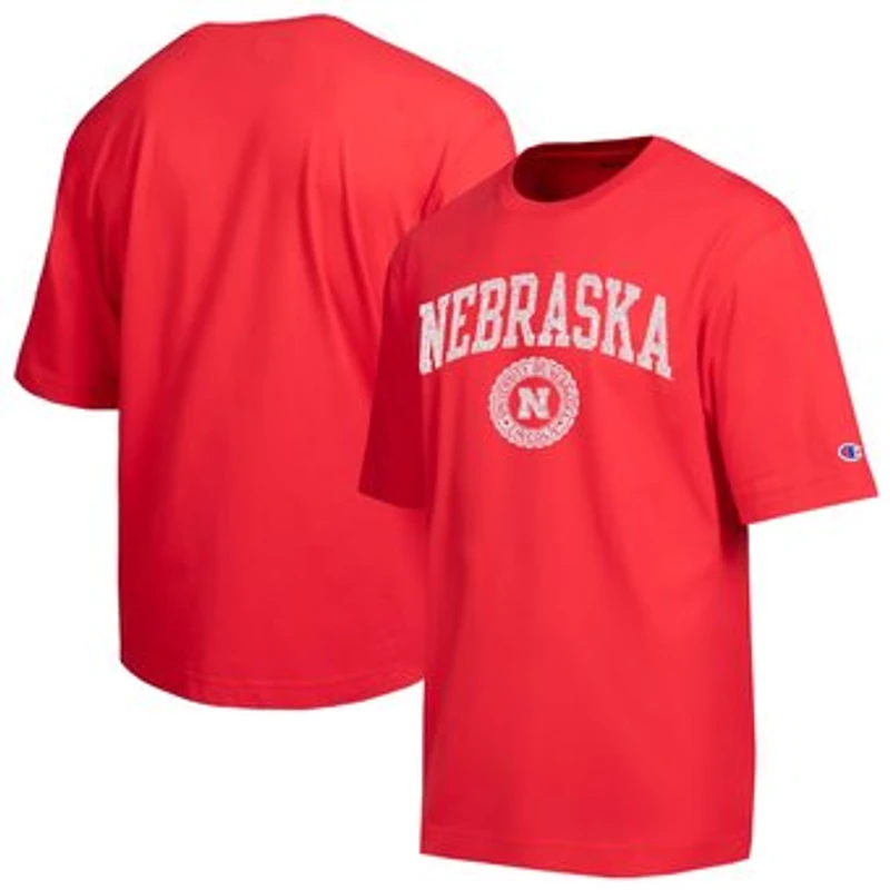 Men's Champion Scarlet Nebraska Huskers Scholar All-Star T-Shirt