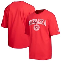 Men's Champion  Scarlet Nebraska Huskers Scholar All-Star T-Shirt