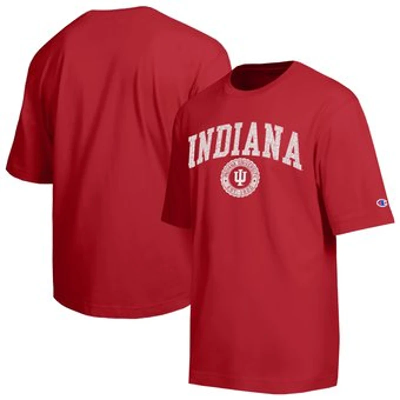 Men's Champion  Crimson Indiana Hoosiers Scholar All-Star T-Shirt