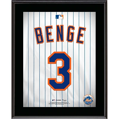 Carson Benge New York Mets 10.5" x 13" Jersey Number Sublimated Player Plaque