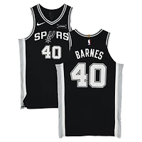 Harrison Barnes San Antonio Spurs Game-Used #40 Black Jersey vs. Dallas Mavericks on February 5, 2026 - Size 50+4