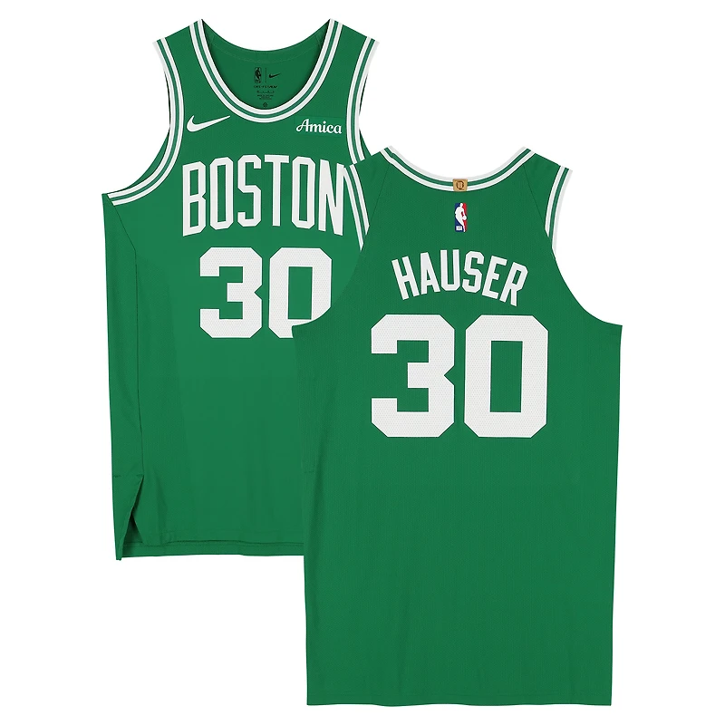 Sam Hauser Boston Celtics Game-Used #30 Kelly Green Jersey vs. Dallas Mavericks on March 6, 2026 - Size 48+4