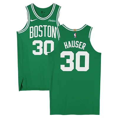 Sam Hauser Boston Celtics Game-Used #30 Kelly Green Jersey vs. Dallas Mavericks on March 6, 2026 - Size 48+4