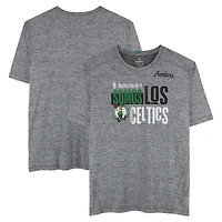 Boston Celtics Team-Issued Gray "Los Celtics" Short Sleeve Shirt from the 2025-26 NBA Season - Size XL