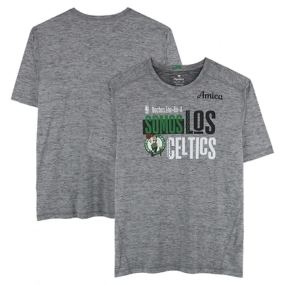 Boston Celtics Team-Issued Gray "Los Celtics" Short Sleeve Shirt from the 2025-26 NBA Season - Size XL