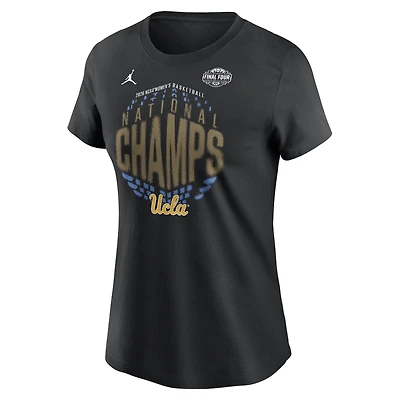 Women's Jordan Brand Black UCLA Bruins 2026 NCAA Women's Basketball National Champions Locker Room T-Shirt