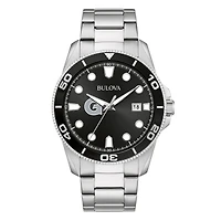 Men's Bulova Georgetown Hoyas Sport Stainless-Steel Bracelet Watch