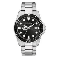 Men's Bulova Columbia University Sport Stainless-Steel Bracelet Watch