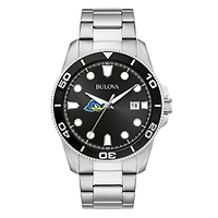 Men's Bulova Delaware Fightin' Blue Hens Sport Stainless-Steel Bracelet Watch