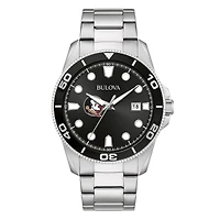 Men's Bulova Florida State Seminoles Sport Stainless-Steel Bracelet Watch