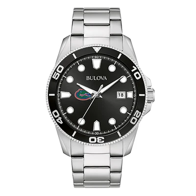 Men's Bulova Florida Gators Sport Stainless-Steel Bracelet Watch