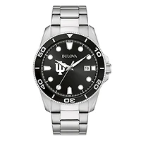 Men's Bulova Indiana Hoosiers Sport Stainless-Steel Bracelet Watch