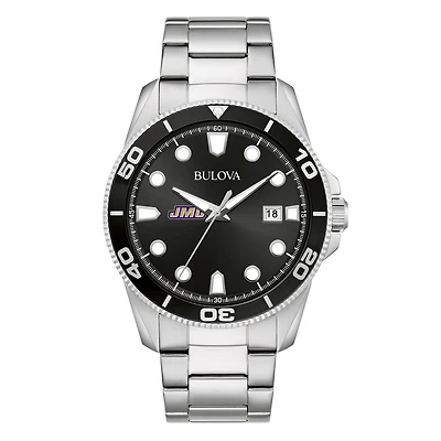 Men's Bulova James Madison Dukes Sport Stainless-Steel Bracelet Watch