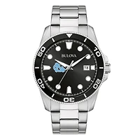 Men's Bulova North Carolina Tar Heels Sport Stainless-Steel Bracelet Watch