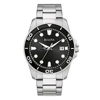 Men's Bulova Providence Friars Sport Stainless-Steel Bracelet Watch