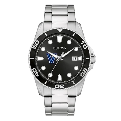 Men's Bulova Villanova Wildcats Sport Stainless-Steel Bracelet Watch