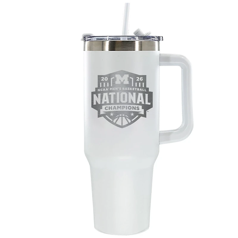 The Memory Company Michigan Wolverines 2026 NCAA Men's Basketball National Champions 40oz. Colossal Tumbler