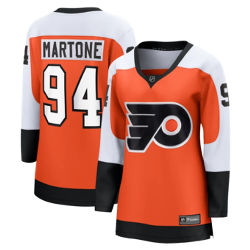 Women's Fanatics Porter Martone Orange Philadelphia Flyers Breakaway Jersey
