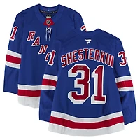 Igor Shesterkin New York Rangers Autographed Blue Fanatics Authentic Pro Jersey