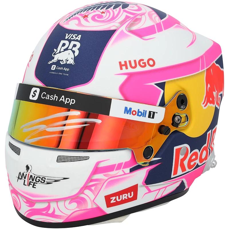 Liam Lawson Visa Cash App Racing Bulls F1 Team Autographed 2025 Bell 1:2 Scale Helmet