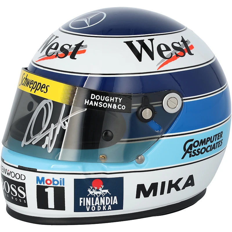 Mika Häkkinen McLaren F1 Autographed 1999 World Champion 1:2 Scale Helmet