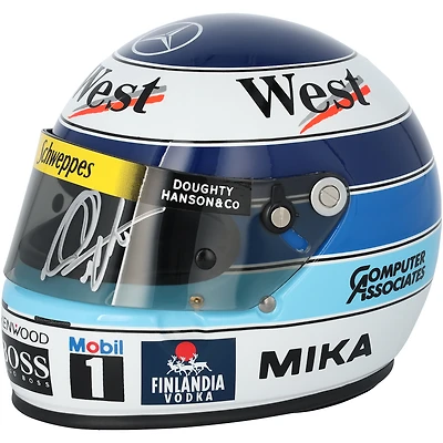 Mika Häkkinen McLaren F1 Autographed 1999 World Champion 1:2 Scale Helmet