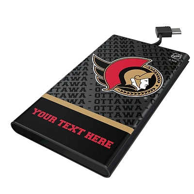 Keyscaper Ottawa Senators Personalized EndZone Plus 5000mAh Flat Powerbank