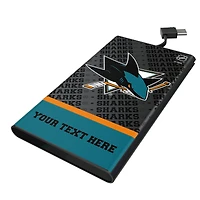Keyscaper San Jose Sharks Personalized EndZone Plus 5000mAh Flat Powerbank