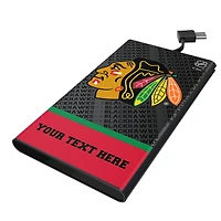 Keyscaper Chicago Blackhawks Personalized EndZone Plus 5000mAh Flat Powerbank