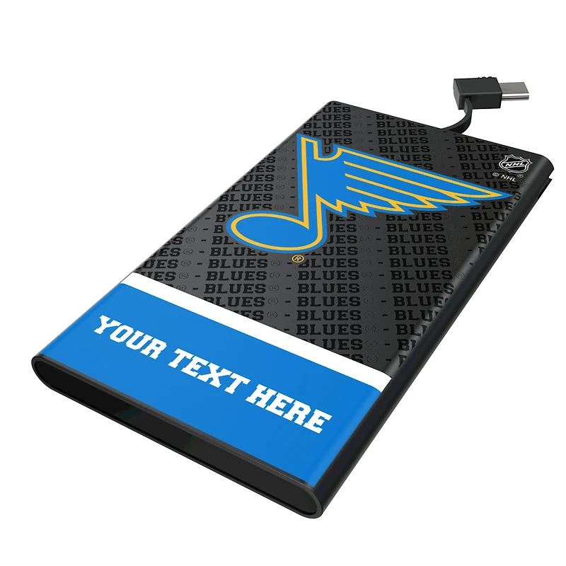 Keyscaper St. Louis Blues Personalized EndZone Plus 5000mAh Flat Powerbank