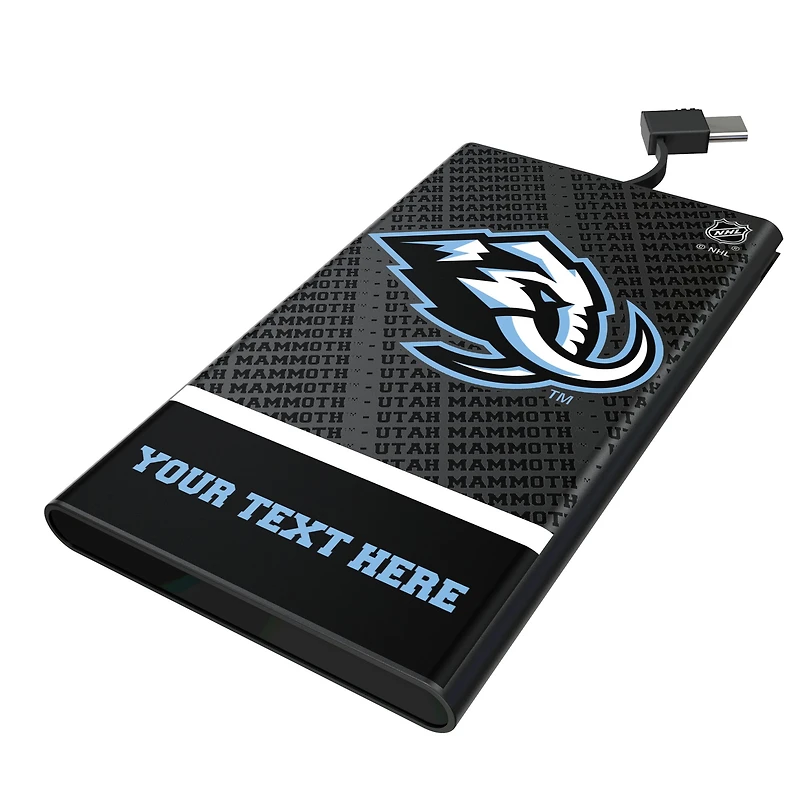 Keyscaper Utah Mammoth Personalized EndZone Plus 5000mAh Flat Powerbank